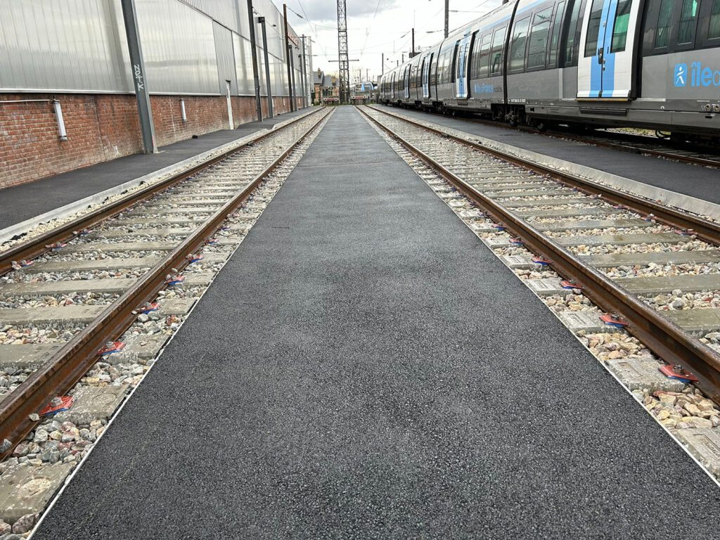 Coffrage d'enrobé Gare d'Argenteuil (95)